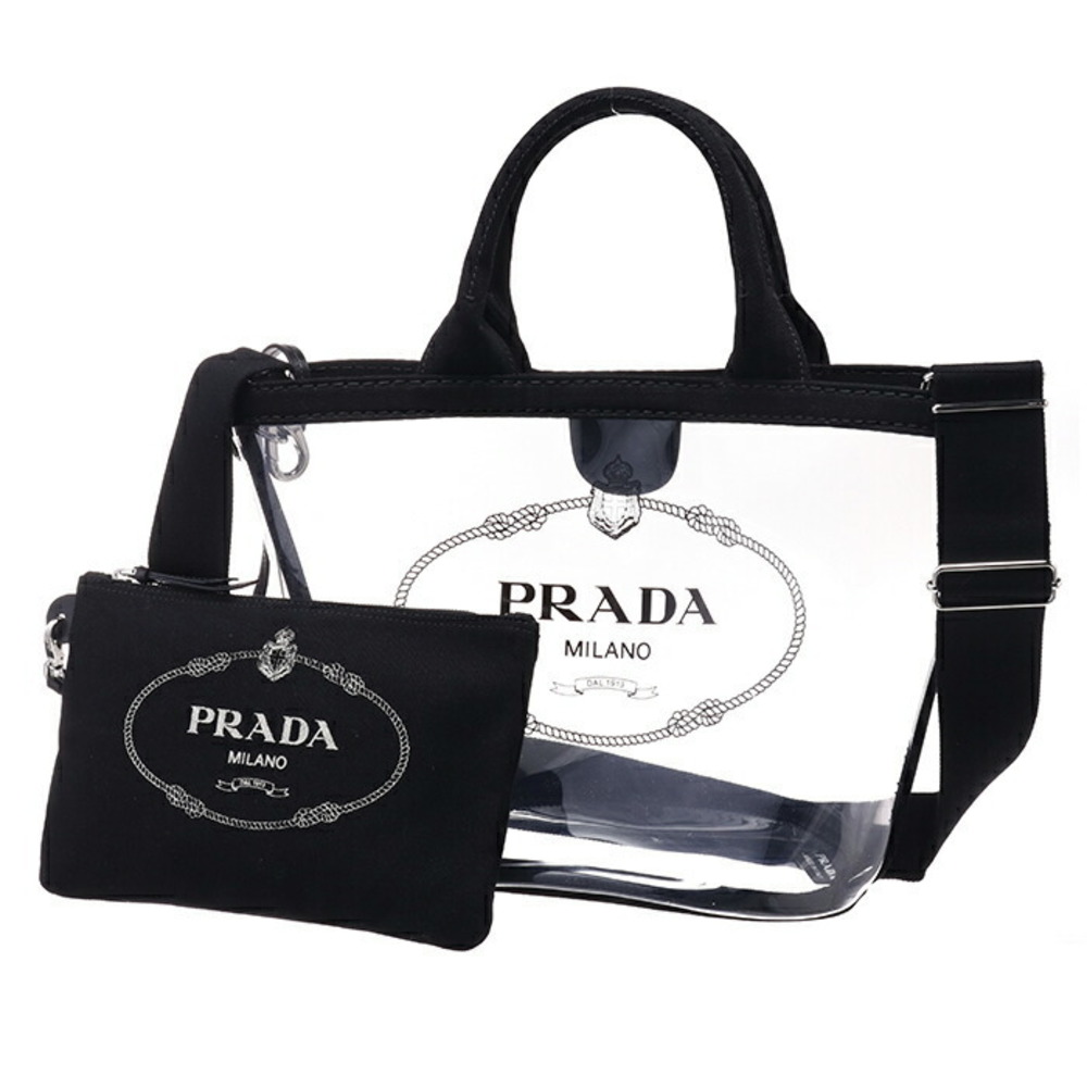 Prada Clear Black Plex Bag Shoulder